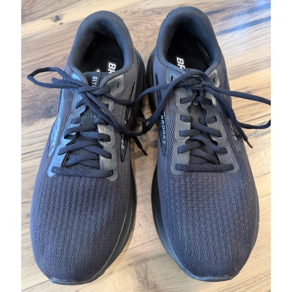 Brooks Glycerin GTS 21 Men's 10.5 Black Running Shoes Go-To Support